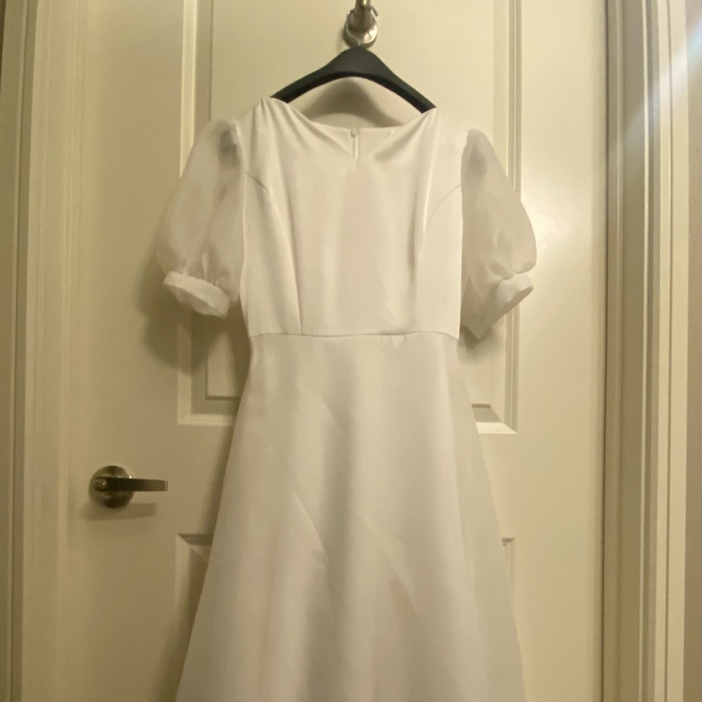 Simple wedding reception/engagement party dress